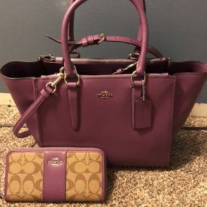 Coach bag and wallet NWT
